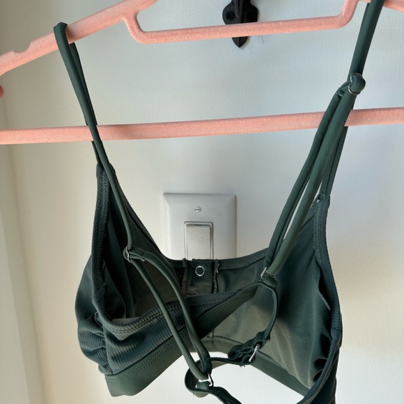 Xhilaration Large Olive Green Bikini Top - Picture 4 of 5